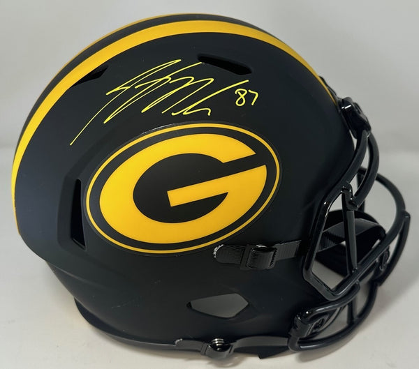 Packers JORDY NELSON Signed Riddell Full Size ECLIPSE Replica Helmet AUTO - JSA