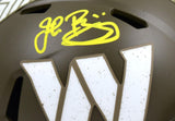 John Riggins Signed Commanders Salute to Service Speed Mini Helmet-BeckettW Holo