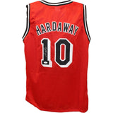 Tim Hardaway Autographed/Signed Pro Style Red Jersey HOF JSA 43538