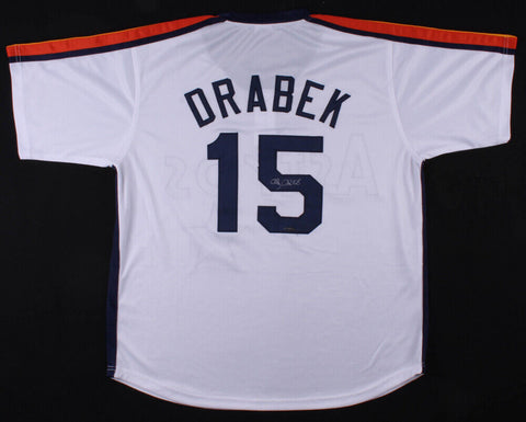 Doug Drabek Signed Houston Astros Jersey (OKAuthentics) N.L.All