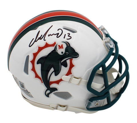 Dan Marino Signed Miami Dolphins Speed Throw Back 97-12 Mini NFL Helmet