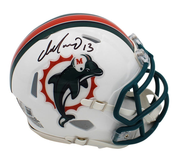Dan Marino Signed Miami Dolphins Speed Throw Back 97-12 Mini NFL Helmet