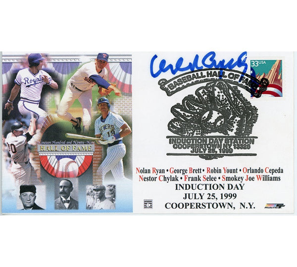 Orlando Cepeda Signed Baseball Hall of Fame Induction Day Cachet Envelope