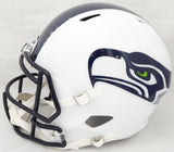 RUSSELL WILSON AUTOGRAPHED SEAHAWKS FLAT MATTE WHITE FULL SIZE HELMET RW 178958