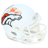 Terrell Davis Autographed "HOF 17" Alternate Denver Broncos Mini Helmet Radtke
