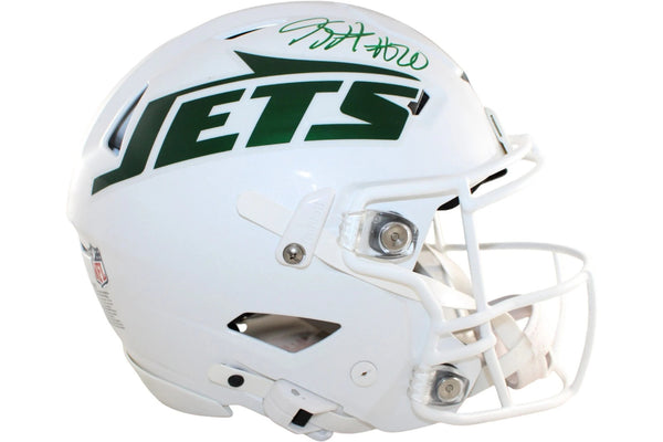 Breece Hall Autographed New York Jets 2026 ALT Helmet Speedflex Beckett 58547