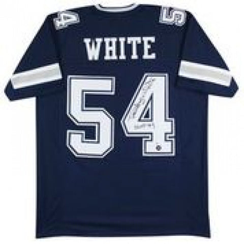 Randy White Signed Dallas Cowboys Jersey Inscribed "HOF 94" (Beckett) Def. Tck.
