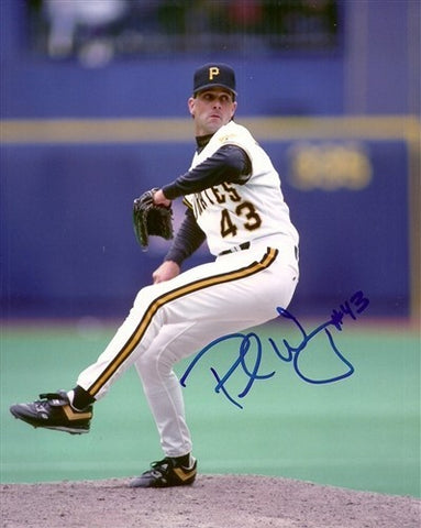 PAUL WAGNER Signed 8x10 Photo #2 - Pittsburgh Pirates Pitcher - AUTO