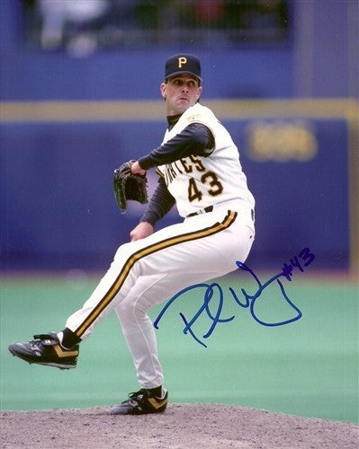 PAUL WAGNER Signed 8x10 Photo #2 - Pittsburgh Pirates Pitcher - AUTO
