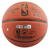 Spurs David Robinson Authentic Signed Spalding Basketball BAS Witnessed #WY58078