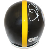 Jerome Bettis Signed Pittsburgh Steelers VSR4 Mini Helmet HOF Beckett W 51765