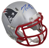 Patriots Matt LaCosse Authentic Signed Speed Mini Helmet Autographed w/ Case JSA