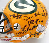 Super Bowl I Champions Autographed Authentic Full Size Helmet Packers Sigs Incl