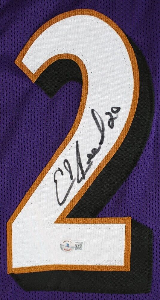 Ed Reed Signed Baltimore Ravens Jersey (Beckett) Super Bowl XLVII Cham ...