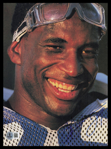 Eric Dickerson Autographed 8x11 Magazine Page Photo Colts Beckett QR #BS36791