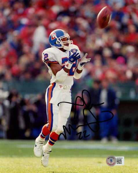 Alton Montgomery Autographed Denver Broncos 8x10 Photo Beckett 51085