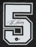 Robert Horry Signed Spurs Jersey (Beckett) San Antonio 7xNBA Champion / Forward