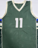 Bucks NBA Champ BROOK LOPEZ Signed Milw Custom Replica Green Jersey AUTO - JSA