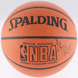 Glen Rice Signed NBA Basketball (JSA) #4 Overall Pick 1989 NBA Draft Miami Heat