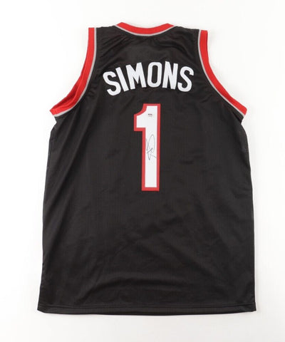 Anfernee Simons Signed Trail Blazers Jersey (PSA) Portland's 2018 1st Round Pick