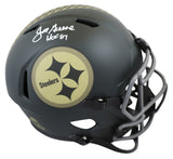 Steelers Joe Greene "HOF 87" Signed STS IV Full Size Speed Rep Helmet BAS Wit