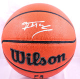 Tracy McGrady Autographed Official NBA Wilson Basketball-Beckett W Holo *Silver