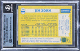 Seahawks Jim Zorn "Prov. 22:1" Authentic Signed 1982 Topps #255 Card BAS Slabbed