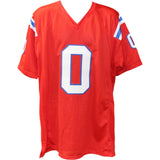 Christian Gonzalez Autographed Pro Style Size XL Red Jersey Beckett 50949