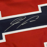 Autographed/Signed RONALD ACUNA JR. Atlanta Red Baseball Jersey JSA COA Auto
