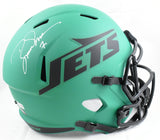 Boomer Esiason Signed New York Jets F/S Rave Speed Helmet - Beckett W Hologram