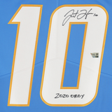Justin Herbert Autographed Chargers "2020 OROY" Nike Limited Jersey Fanatics