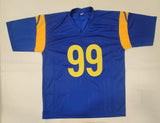 AARON DONALD AUTOGRAPHED SIGNED PRO STYLE XL JERSEY W/ BECKETT QR
