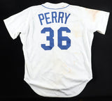 Gaylord Pery Signed Mariners Rawlings Authentic Jersey Inscribed "HOF-91" (JSA)