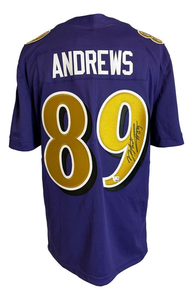 Mark Andrews Signed Baltimore Ravens Alt Purple Nike Limited Jersey Fanatics
