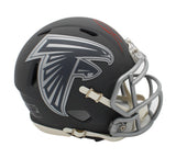 Roddy White Signed Atlanta Falcons Speed Slate NFL Mini Helmet