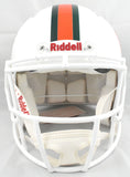 Malachi Toney Autographed Miami Hurricanes F/S Speed Authentic Helmet - JSA W