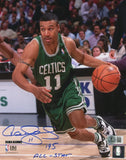 Dana Barros Signed Boston Celtics Jersey (JSA COA) 1995 All Star /Shooting Guard