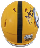 Steelers Joe Greene "HOF 87" Signed 1962 TB Speed Mini Helmet BAS Witnessed
