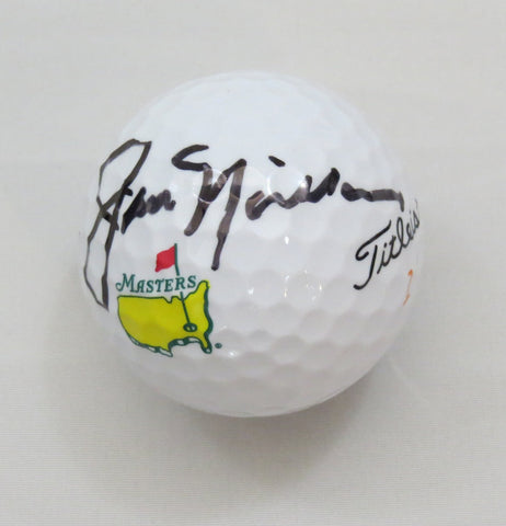 Jack Nicklaus Autographed Titleist Masters Golf Ball PSA Authenticated 205176