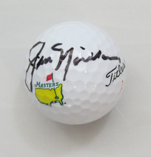 Jack Nicklaus Autographed Titleist Masters Golf Ball PSA Authenticated 205176