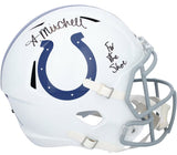 Adonai Mitchell Autographed "For The Shoe" Colts Full Size Speed Helmet Fanatics