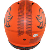 Bo Nix Autographed Denver Broncos Authentic Rave Helmet Beckett Witness 49641