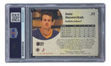 Dale Hawerchuk Signed 1991 Pro Set #24 Buffalo Sabres Hockey Card PSA/DNA