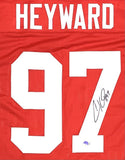CAM HEYWARD SIGNED AUTOGRAPHED CUSTOM COLLEGE STYLE JERSEY BECKETT COA