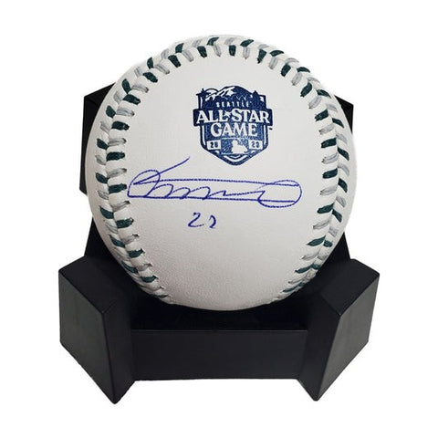 Vladimir Guerrero Signed 2023 MLB All-Star Game Baseball w/ #27 Inscription -COA