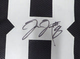 Las Vegas Raiders Josh Jacobs Autographed Black Jersey Beckett BAS QR #W254377