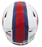 Bills James Cook Authentic Signed Speed Flex Full Size Helmet BAS Witnessed