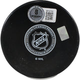 Jeremy Roenick Autographed/Signed Chicago Blackhawks Logo Puck HOF Beckett 53962
