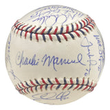2009 MLB All Star (23) Multi Signed Official All Star Game Baseball BAS LOA