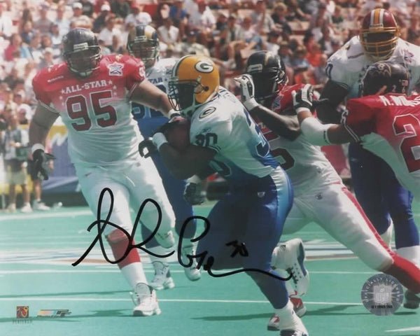 Packers All Time Leading Rusher AHMAN GREEN Signed 8x10 Photo #16 AUTO